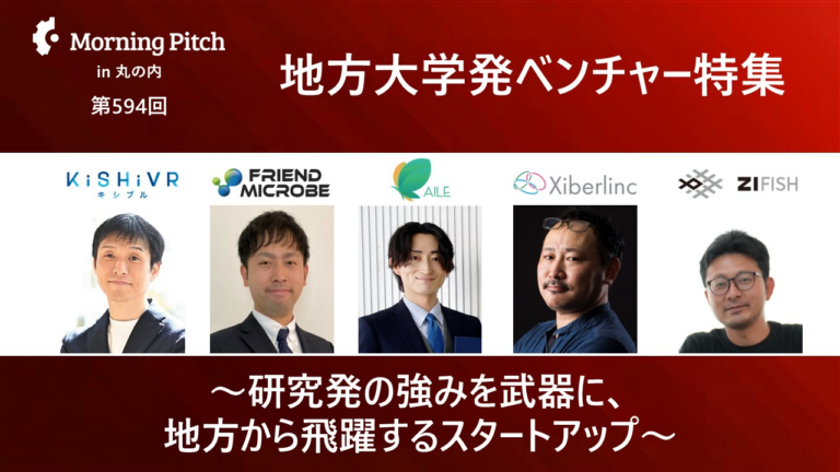 スタートアップピッチイベント「Morning Pitch」に登壇いたしました